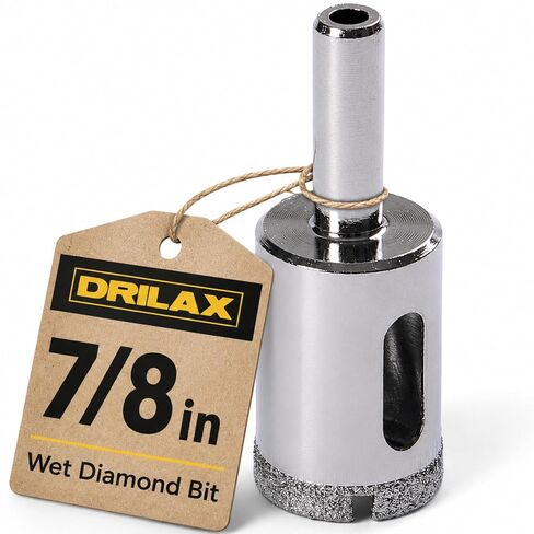 Drilax 3/4 inch Diamond Drill Bit Hole Saw Set Drilling Tool Ceramic Porcelain Tiles Glass Granite Quartz 5 Pack in Saudi Arabia