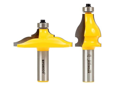 YONICO Handrail Molding Router Bits Set Thumbnail & Beaded 1/2-Inch Shank 18222 in Saudi Arabia