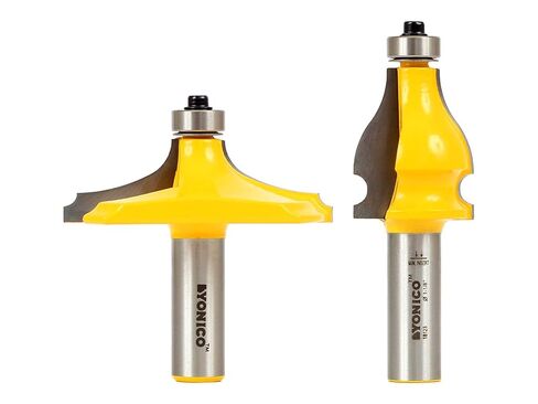 YONICO Handrail Molding Router Bits Set Thumbnail & Beaded 1/2-Inch Shank 18222 in Saudi Arabia