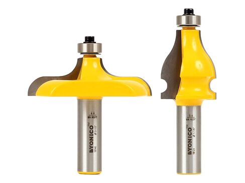 YONICO Handrail Molding Router Bits Set Thumbnail & Beaded 1/2-Inch Shank 18222 in Saudi Arabia