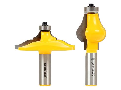 YONICO Handrail Molding Router Bits Set Thumbnail & Beaded 1/2-Inch Shank 18222 in Saudi Arabia