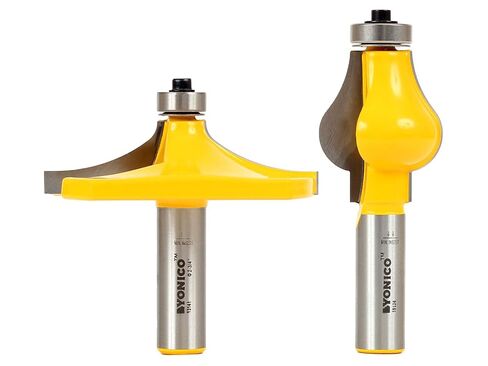 YONICO Handrail Molding Router Bits Set Thumbnail & Beaded 1/2-Inch Shank 18222 in Saudi Arabia