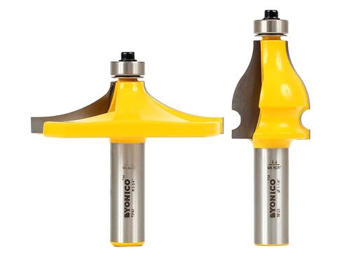 YONICO Handrail Molding Router Bits Set Thumbnail & Beaded 1/2-Inch Shank 18222 in Saudi Arabia