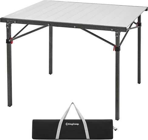 KingCamp Camping Table Aluminum Folding Table Roll Up Lightweight Foldable Table Portable Table Camp Table for Outdoor Camping Picnic Barbecue in Saudi Arabia