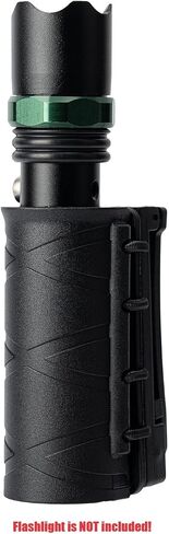 Flashlight Holder for Duty Belt Tactical MOLLE Torch Holster Rotatable Light Carry Case Pouch fit 1"-1.2" Diameter Flashlight for Police Leo Security Military in Saudi Arabia