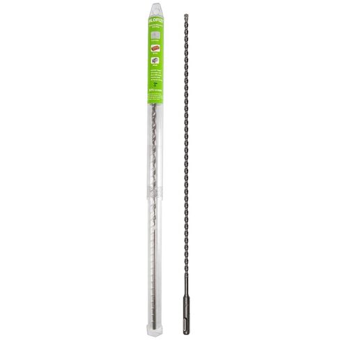 HLOFIZI 1-1/8" لقمة ثقب البناء 18" SDS Plus لقمة مثقاب مطرقة، 1-1/8 بوصة لقمة مثقاب خرسانية للكتل والطوب والحجر in Saudi Arabia
