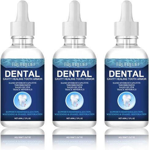 Cavity Healing Tooth Armor Liquid | Enamel Support with Hydroxyapatite | Helps Whiten Teeth, Soothe Sensitivity (1) in Saudi Arabia