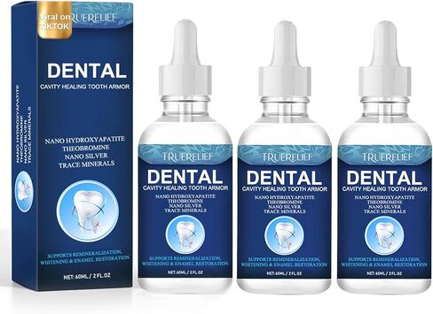 Cavity Healing Tooth Armor Liquid | Enamel Support with Hydroxyapatite | Helps Whiten Teeth, Soothe Sensitivity (1) in Saudi Arabia