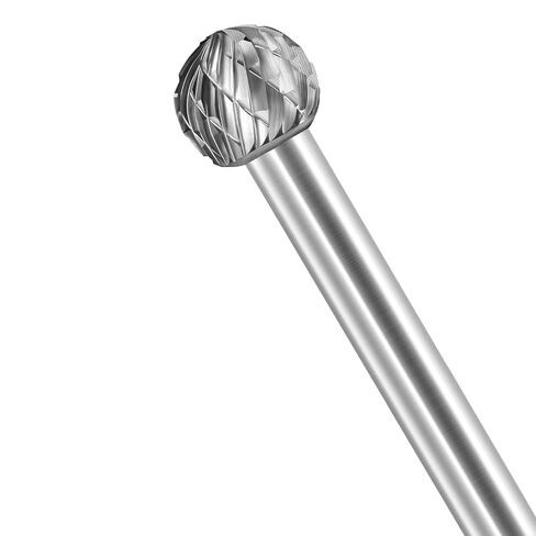 SD-5 Tungsten Carbide Burr Rotary File Ball Shape Double Cut with 1/4''Shank for Die Grinder Drill Bit in Kuwait