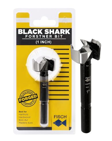 Fisch FSA-365792 لقمة مثقاب Black Shark Forstner بقطر 1 بوصة، من الفولاذ المطروق، صنع في النمسا in Kuwait