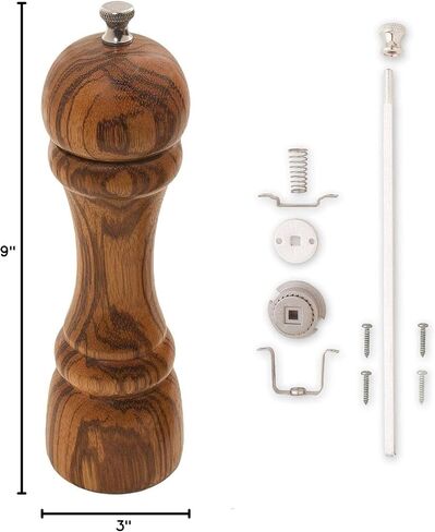 Penn State Industries PKGRIND706 6" Professional Stainless Steel Peppermill Grinder Mechanism Kit Woodturning Project (6" Mechanism) in Saudi Arabia