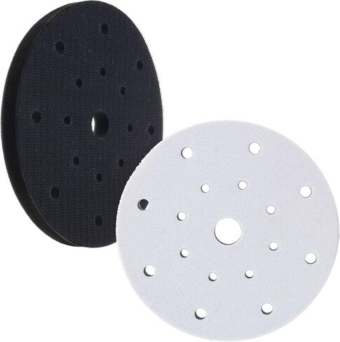 Dura-Gold Pro Series 2" x 10mm Soft Density Interface Pad, 3 Pack - Hook & Loop Foam Protection Cushion, Used Between Sander Sanding Discs, Polisher Polishing Pads & Backing Pads, Drill - Auto Detail in Kuwait
