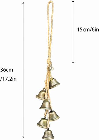 Christmas Bells for Decoration,Vintage Bells with Hanging Rope,Decorative Bell for Garland,Wreaths,Door, Home Decor,Christmas Tree (Key) in Saudi Arabia