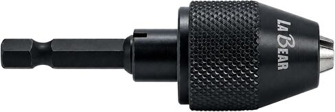 LaBear Drill Chuck Keyless Mini 3-Jaw Adapter with Quick-change 1/4" Hex Shank to Hold 1.5-6mm Alloy Black Drill Bits Milling Cutters in Saudi Arabia
