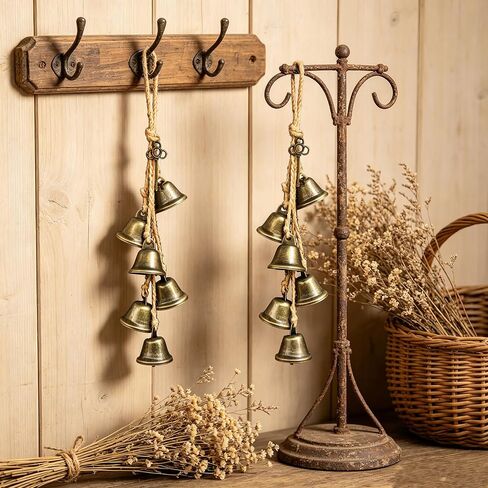 Christmas Bells for Decoration,Vintage Bells with Hanging Rope,Decorative Bell for Garland,Wreaths,Door, Home Decor,Christmas Tree (Key) in Saudi Arabia