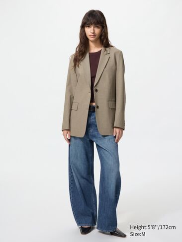 Uniqlo Relaxed Tailored Jacket | Pattern in Kuwait