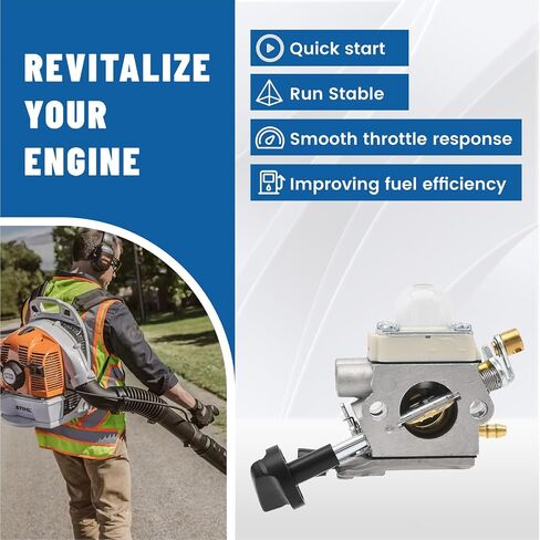 BR200 PB200 Carburetor for Stihl BR200 BR 200 Backpack Blowers honda gx200 carburetor Replace Parts 4241-120-0625 C1M-S219 in Kuwait