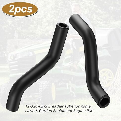 12-326-03-S Breather Tube 2 Pack Replacement for Kohler Engine Crankcase Vent Hose 12-326-03 Lawn & Garden Equipment Engine Parts in Kuwait