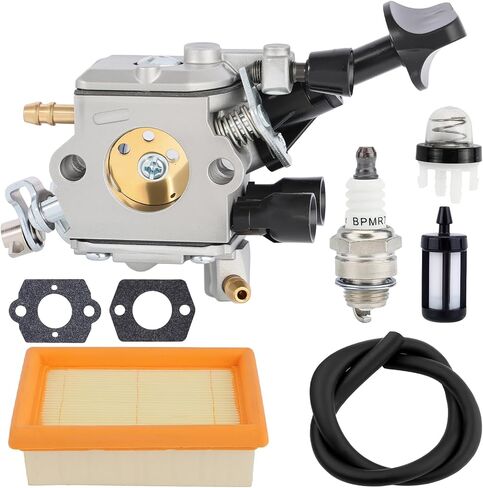 BR450 Carburetor for Sthil BR430 BR350 Backpack Blower Parts | Carb Kit for Sthil SR430 Leaf Blower Parts Zama C1Q-S210B with Fuel Line Spark Plug Primer Bulb Air Filter Tune Up Kit in Kuwait