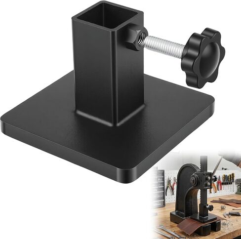 Hand Press Foot for Arbor Press,3" All-Metal Arbor Press Attachments | 0.8" Hole Spacing, Compatible with VEVOR 0.5 Ton Arbor Press, Tool-Free Install for Leather Press, Stamping & Die Cutting in Kuwait