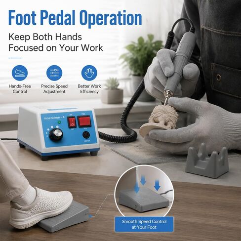 Marathon-4 Micromotor H37L1 Handpiece, 35000RPM, Foot Pedal in Kuwait
