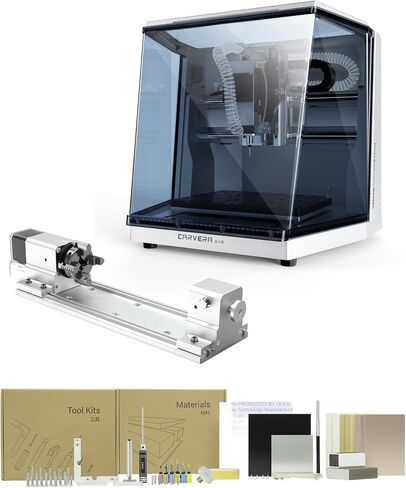 Carvera Air Desktop CNC Machine, Enclosed Mini Mill with Makera CAM | High-precision CNC, Makera Studio software, and Makerables community to simplify CNC learning and creation Metal Wood PCB in Kuwait