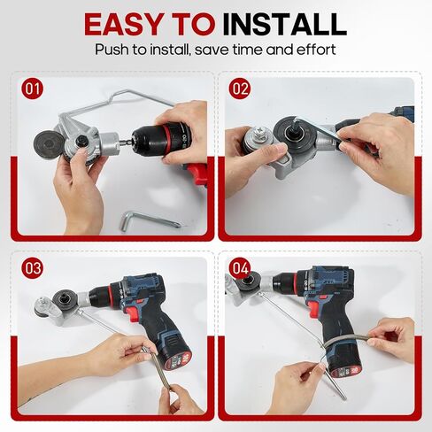 Sheet Metal Cutter Metal Nibbler Drill Attachment – Turn Your Power Drill into a Precision Sheet Metal Cutter, Double-Cut Design for Fast, Clean Cuts on Steel, Aluminum & Roofing Panels in Kuwait