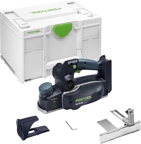Festool 578001 HLC 82 EB-F-Basic Cordless Planer | Brushless Helical Cutterhead Planer with 1" Rabbeting Depth, Integrated V-Grooves & Dust Extraction in Saudi Arabia