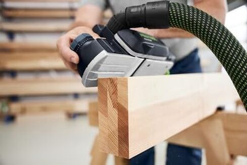 Festool 578001 HLC 82 EB-F-Basic Cordless Planer | Brushless Helical Cutterhead Planer with 1" Rabbeting Depth, Integrated V-Grooves & Dust Extraction in Saudi Arabia