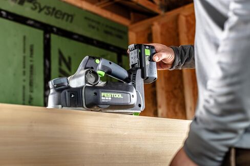Festool 578001 HLC 82 EB-F-Basic Cordless Planer | Brushless Helical Cutterhead Planer with 1" Rabbeting Depth, Integrated V-Grooves & Dust Extraction in Saudi Arabia