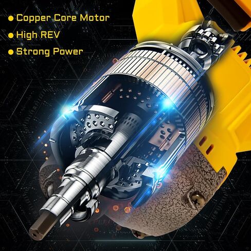 Handheld Concrete Vibrating Tool, Compatible with Dewalt 20V Battery(No Battery), 800W Cordless Electric Concrete Vibrator with 3.8ft Shaft Rod, 6000RPM Portable Vibrator for Remove Air Bubble in Kuwait