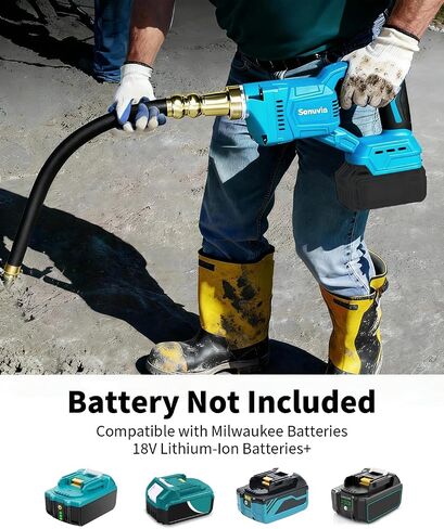 Cordless Concrete Vibrator Compatible with Makita | Sonuvia 600W motor with 6000RPM high-frequency vibration and 3.8ft flexible shaft. Cordless design(Battery not included) in Kuwait