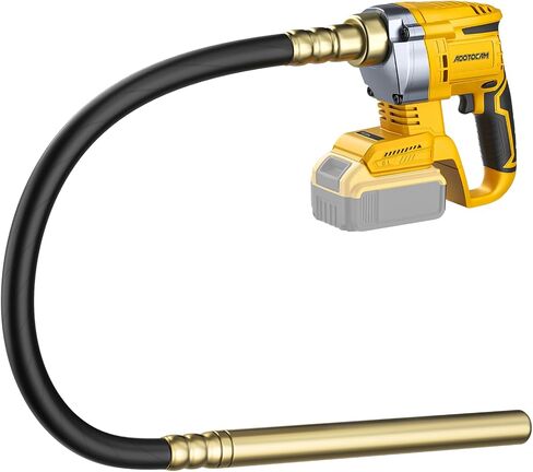 Handheld Concrete Vibrating Tool Compatible with Dewalt 20V Battery (No Battery), 600W Cordless Electric Concrete Vibrator with 3.8ft Shaft & Lock Switch, Portable Vibrator for Removing Air Bubble in Kuwait
