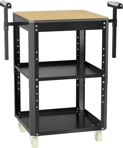 Planer Stand with Wheels, 550 lbs Load Capacity Power Tool Stand, Height Adjustable Miter Saw Stand with Extension Rollers, Heavy Duty Rolling Stand for Planers, Saws, Bench-top Machines & Power Tools in Kuwait
