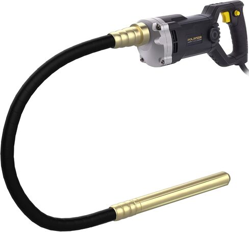 Handheld Concrete Vibrating Tool, 1500W Electric Concrete Vibrator | 6.6ft Shaft Rod, 14400VPM, Portable Pencil Cement Vibrarator, Remove Air Bubble and Mix Concrete in Kuwait