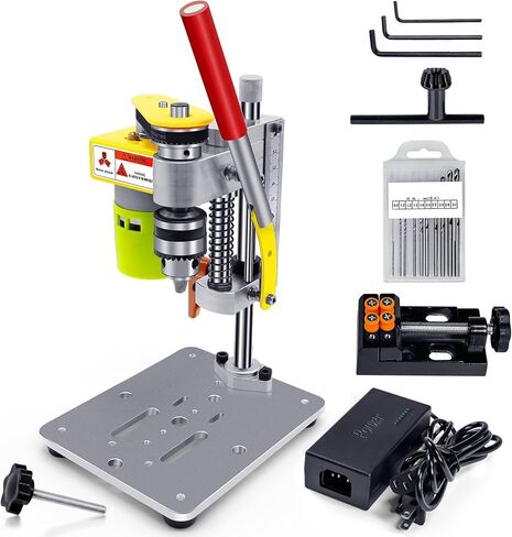 Mini Drill Press, Benchtop Portable Electric Drilling Machine, B10 Chuck in Kuwait