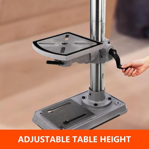 13 in Floor Drill Press, 7.5 Amp 120V, 288-3084 RPM Variable Speed Cast Iron Bench Drill Press, 0-45°Tilting Worktable, Tabletop Drilling Machine for Wood Metal in Kuwait