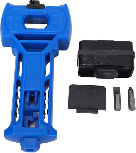 Acouto Door Mortise Tool with Scoring Chiseling Tools, Reversible Round Installation Kit for -3/8in or -3/4in Thick Doors, Includes Drill Bit & Instruction Manual in Kuwait