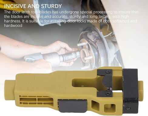 Pongnas Door Mortise Tool Door Installation Kit Cutting Tool with Contour Blades for Accurate Chiseling and Scoring on 1-3/4in or 1-3/8in Doors in Kuwait