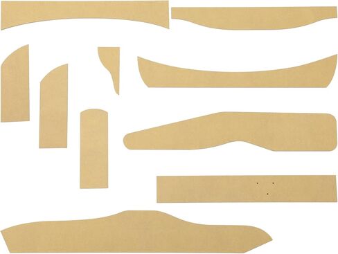 Novabright 1 Set/10 Pcs Adirondack Chair Templates Kit for Woodworking Craft Projects 7/32 Inch MDF Precision Cut Templates Gift for Woodworking Enthusiasts to Build DIY Adirondack Chair Making in Kuwait