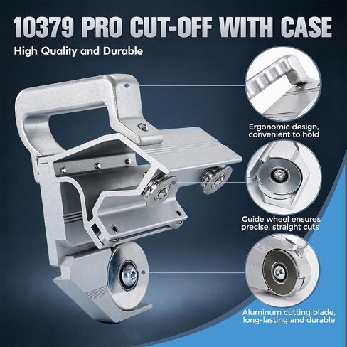10379 Pro Cut-Off with Case, Metal Brake Cutter Compatible with Pro 14 HD, MX Series, and MAX-I-MUM XL Series Brakes, Professional Cutting Tool for Heavy-Duty Sheet Metal & Vinyl, Coil Stock in Kuwait