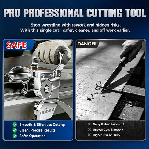 10379 Pro Cut-Off with Case, Metal Brake Cutter Compatible with Pro 14 HD, MX Series, and MAX-I-MUM XL Series Brakes, Professional Cutting Tool for Heavy-Duty Sheet Metal & Vinyl, Coil Stock in Kuwait