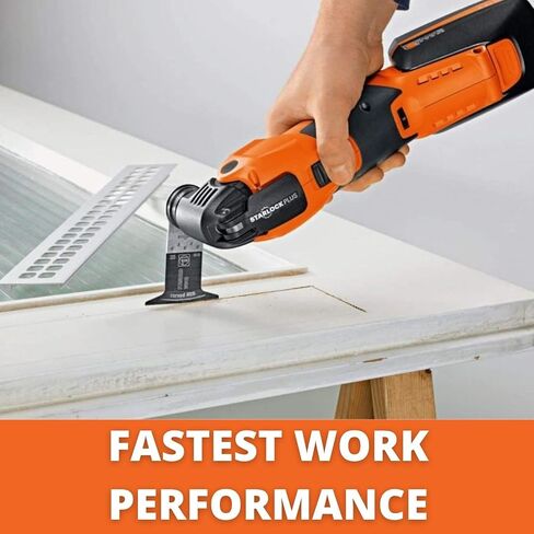 Fein E-Cut Precision Saw Blade - 2-1/2" Width, 2" Length | For All Wood Materials, Drywall and Soft Plastics, Double-Row Japanese Teeth, Extra-Wide Shaped, 10-Pack - 63502230290 in Saudi Arabia