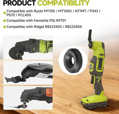 692512002 Sleeve Compatible with Ryobi Oscillating Multi Tools, 2-Pack | Fits MT100 MT100G NT1MT P343 P570 PCL430, Also Compatible with Ridgid R8223403 R8223404, Metal Spacer Bushing in Kuwait