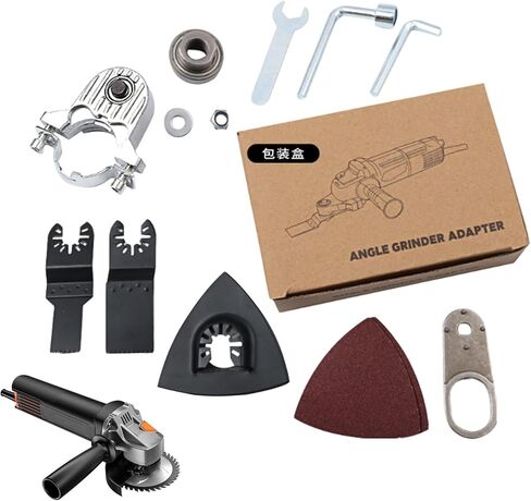 Angle Grinder Oscillating Tool Set | Multifunctional Oscillating Tool Accessories - Universal Joint Angle Grinder Modification for Grinding, Trimming and Removal in Kuwait
