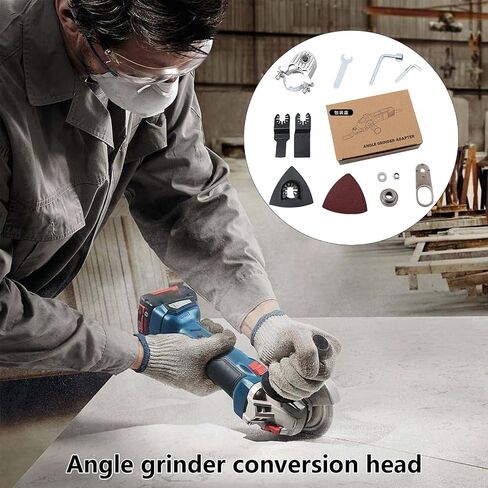 Angle Grinder Oscillating Tool Set | Multifunctional Oscillating Tool Accessories - Universal Joint Angle Grinder Modification for Grinding, Trimming and Removal in Kuwait