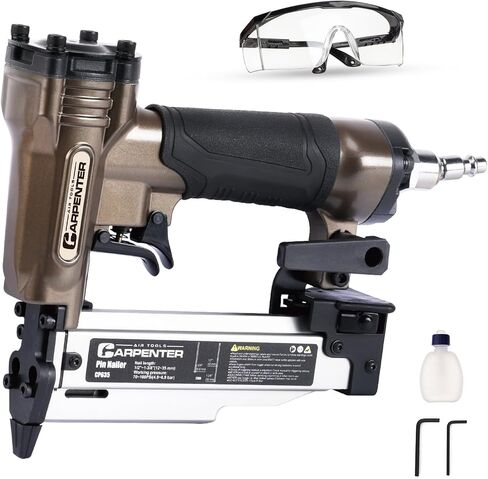 Pin Nailer,5/8" up to 1-3/8" Nails,23 Gauge Pin Nailer,Pneumatic Pin Nailer,Suitable for Fine Molding,Trim,Paneling and Craft Work,CP635 in Kuwait