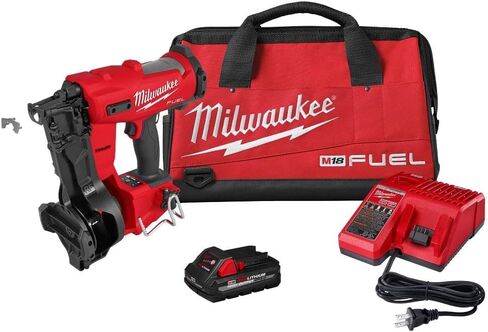 Milwaukee Electric - M18 Fuel Coil Roofing Nailer KIT in Kuwait