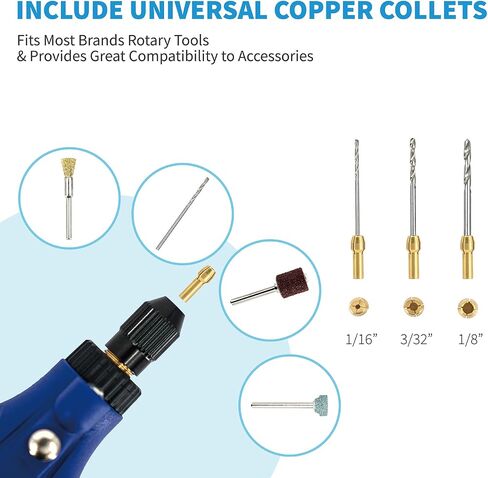 652-Piece Rotary Tool Accessory Kit, Dremel Compatible | Rotary Tool Bits for Cutting, Grinding, Sanding, Polishing, Cleaning, Drilling, Carving and Engraving in Kuwait