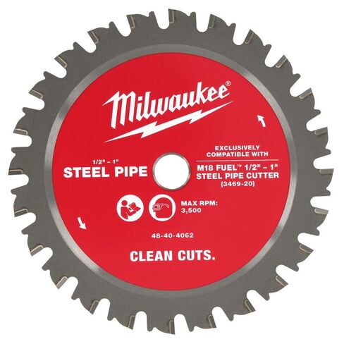 Milwaukee Electric - 1/2 INCH Hyphen 1 INCH Steel Pipe Cutting Blade in Kuwait